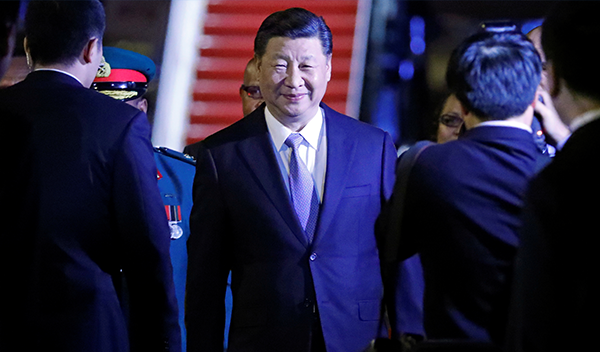 Chinese President Xi Jinping arrives ahead of the Asia-Pacific Economic Cooperation (APEC) Summit